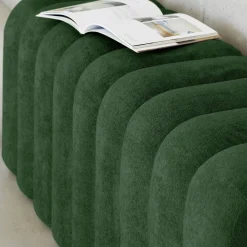 Panca, fine letto contemporaneo tessuto