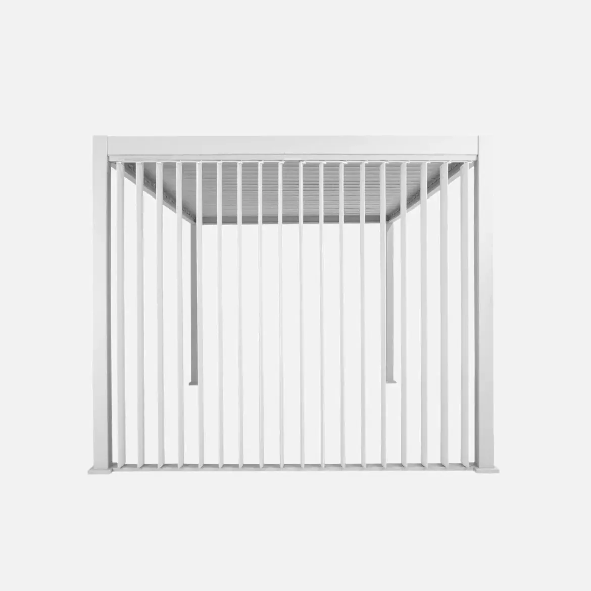 Pannello a lamelle orientabili 3m per pergola bioclimatica in alluminio