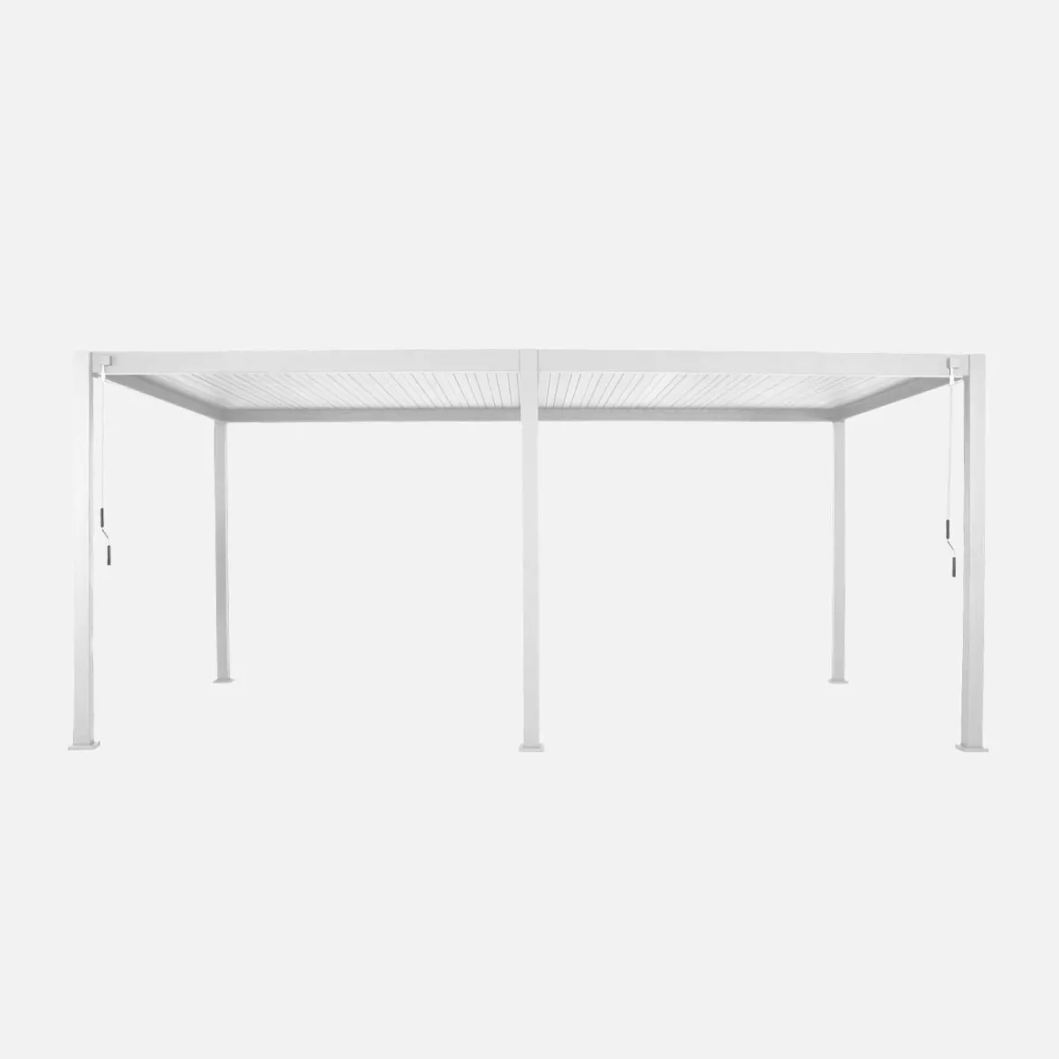 Pergola bioclimatica 3x6m in alluminio, lamelle orientabili