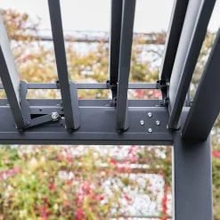 Pergola bioclimatica 3x4m in alluminio, lamelle orientabili