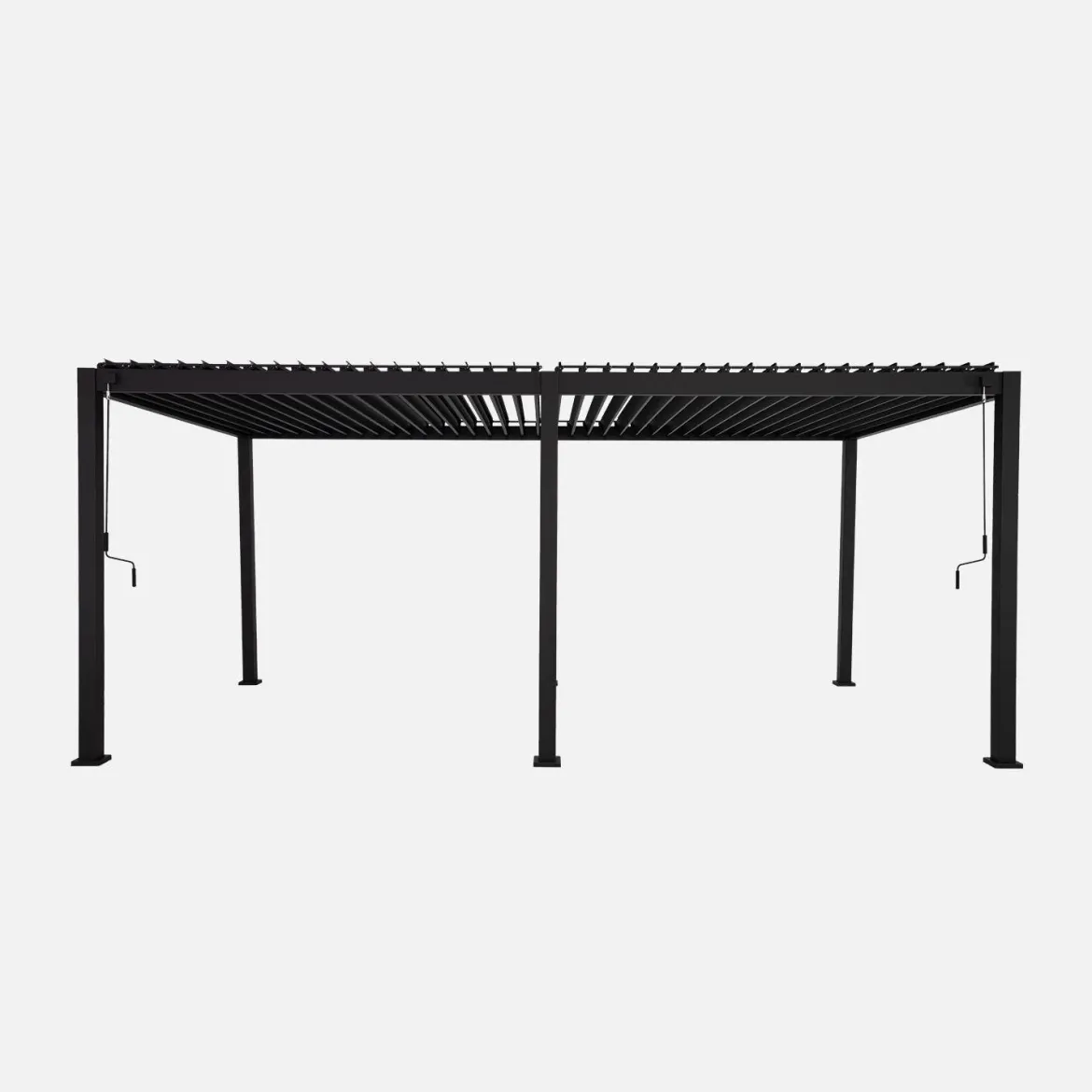 Pergola bioclimatica 3x6m in alluminio, lamelle orientabili