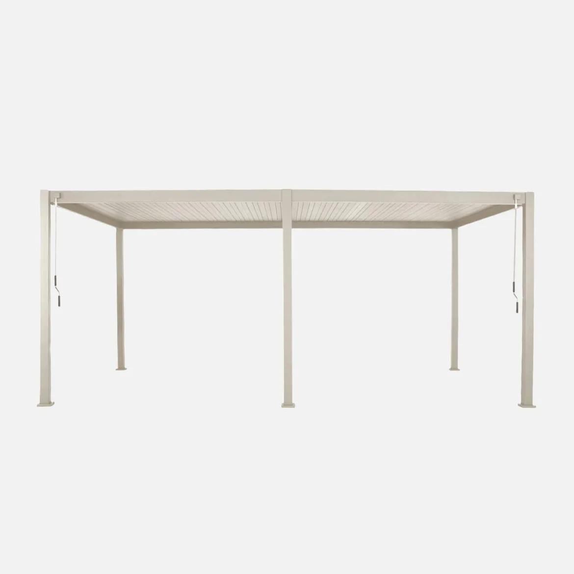 Pergola bioclimatica 3x6m in alluminio, lamelle orientabili