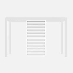 Persiana con lamelle orientabili 1.3m per pergola Triomphe
