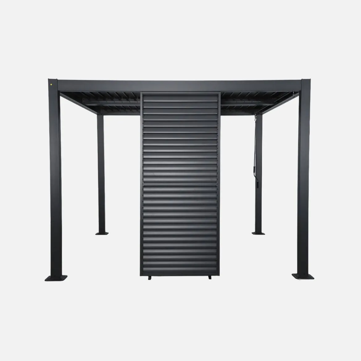 Persiana con lamelle orientabili 1m in alluminio per pergola bioclimatica