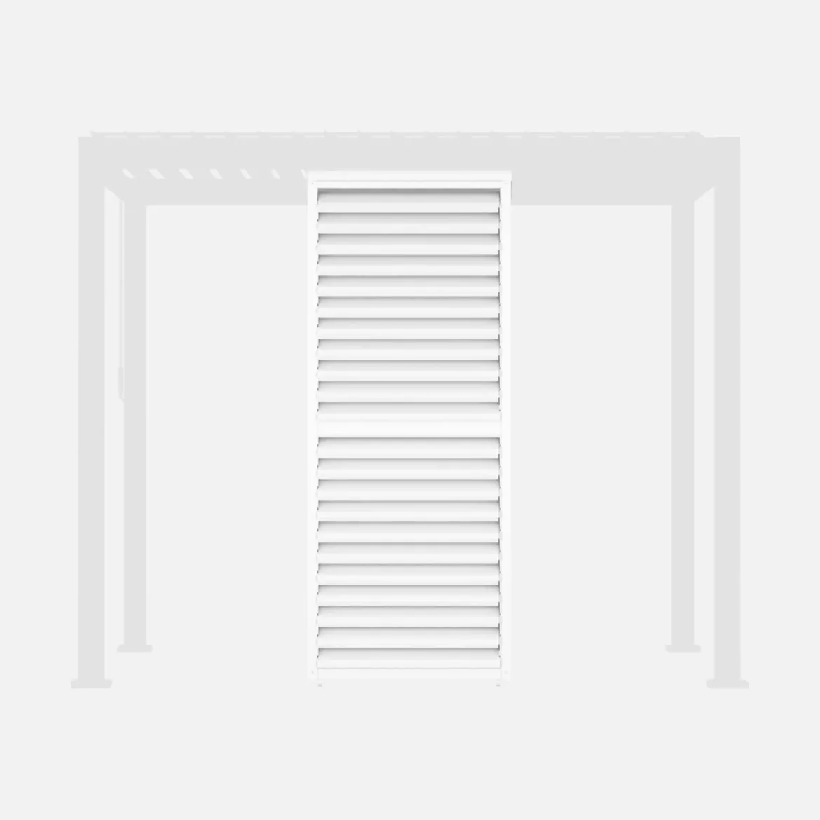 Persiana in alluminio da 1m per pergola bioclimatica Triomphe