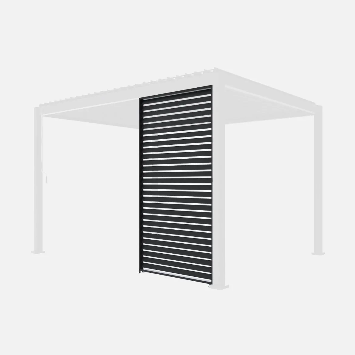 Persiana in alluminio da 1.3m per pergola a lamelle Triomphe