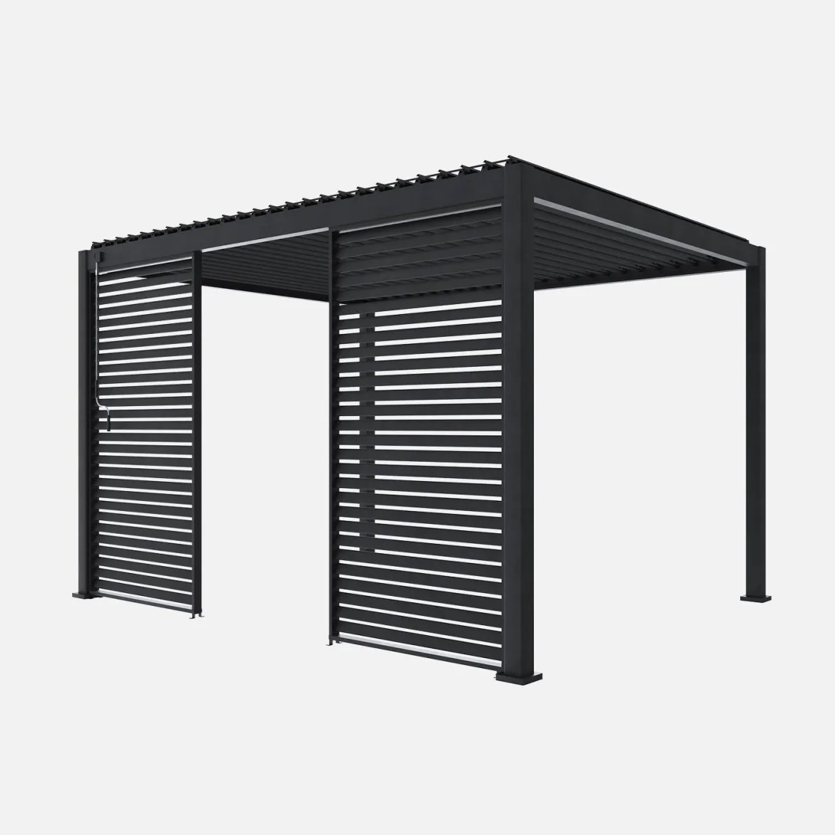 Persiana in alluminio da 1.3m per pergola a lamelle Triomphe
