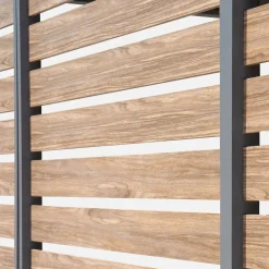 Persiana 1.3m in alluminio effetto legno per pergola Triomphe 3x4m