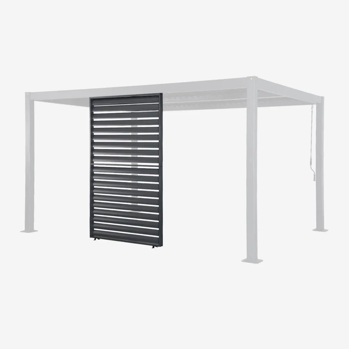Persiana 1.3m in alluminio per pergola bioclimatica