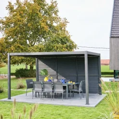 Persiana con lamelle orientabili 1.3m per pergola Triomphe