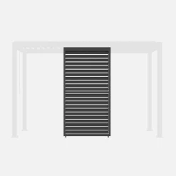 Persiana con lamelle orientabili 1.3m per pergola Triomphe