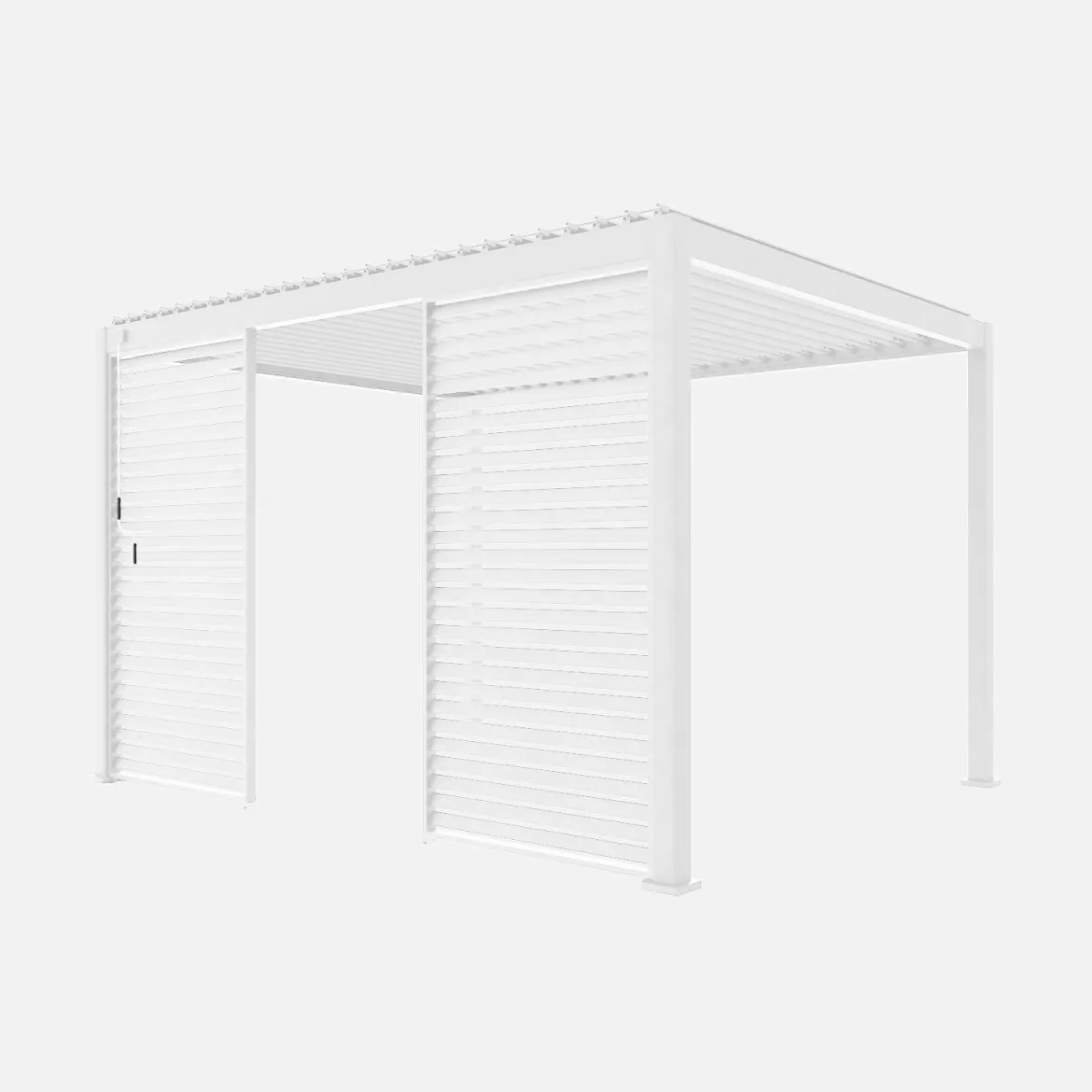 Persiana in alluminio da 1.3m per pergola a lamelle Triomphe