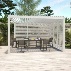 Persiana in alluminio da 1.3m per pergola a lamelle Triomphe