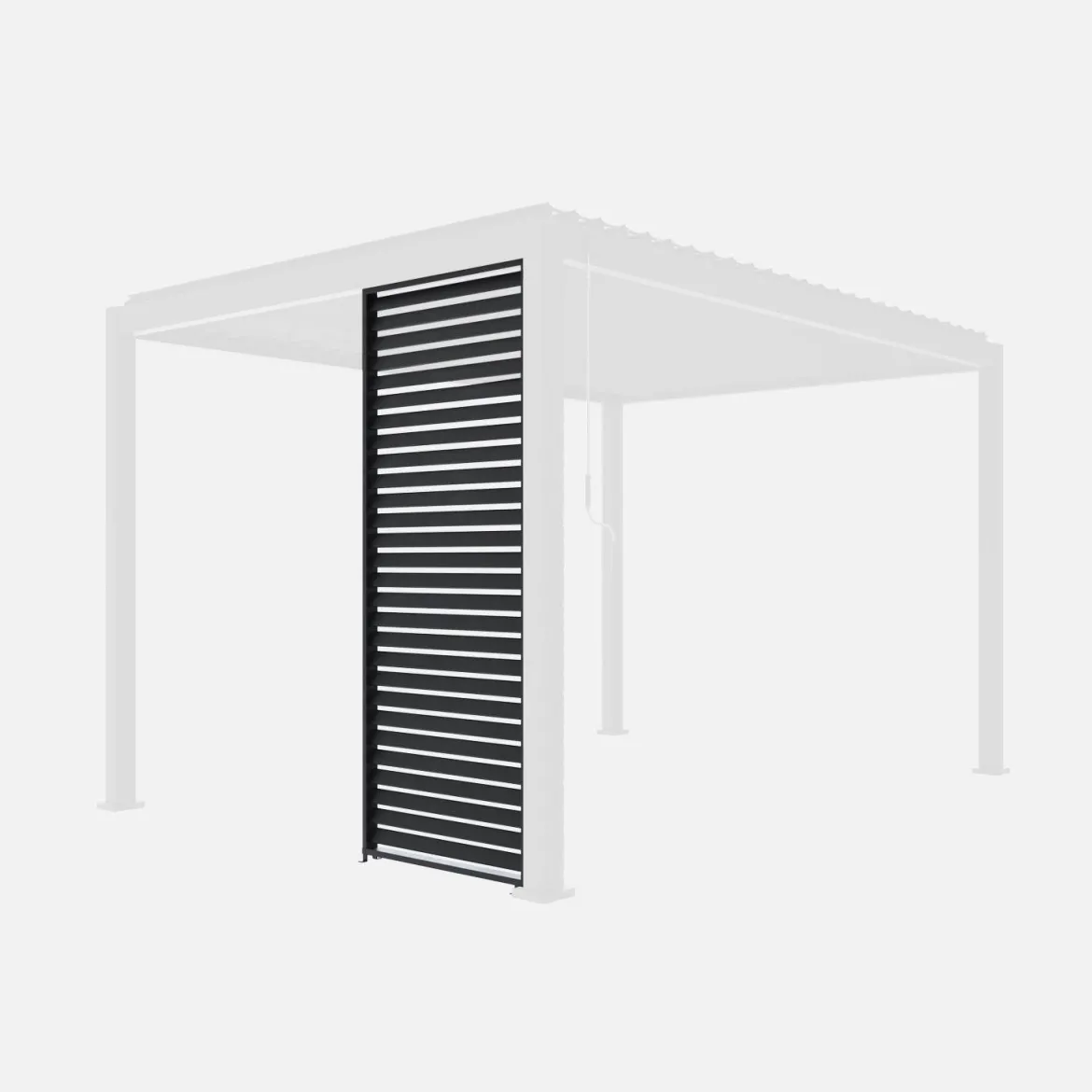 Persiana 1m in alluminio per pergola biocllimatica