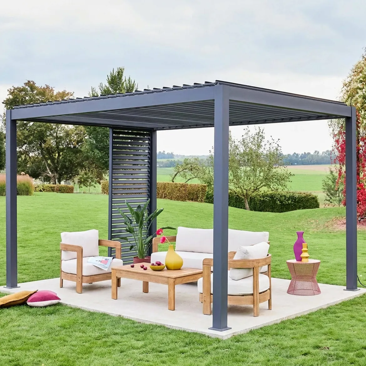 Persiana 1m in alluminio per pergola biocllimatica