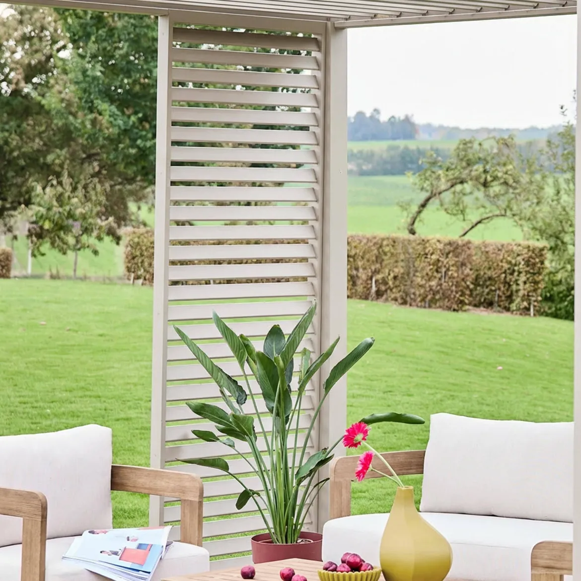 Persiana 1m in alluminio per pergola biocllimatica