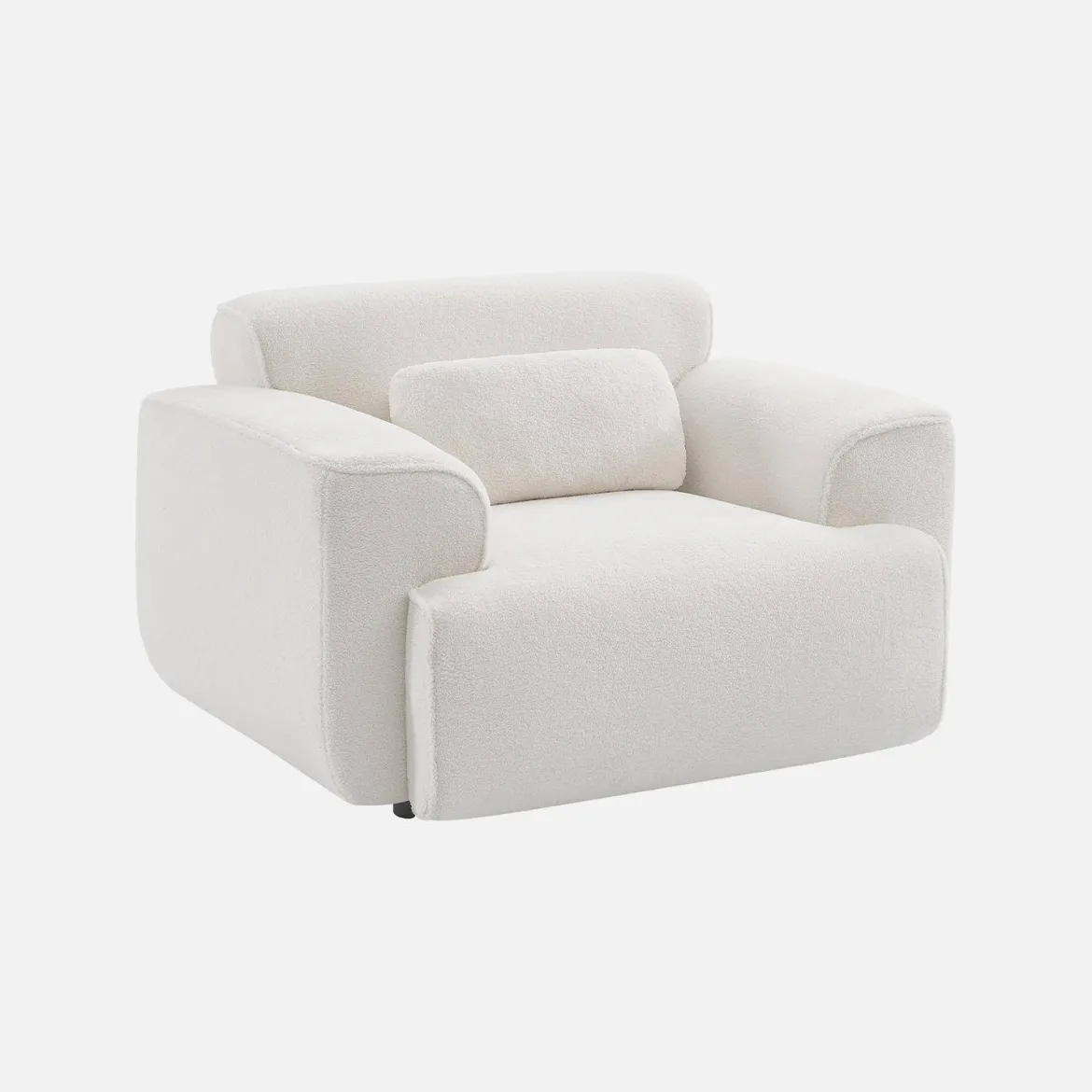 Poltrona 1 posto tessuto bouclé