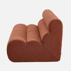 Poltrona bouclé strutturata, 2 posti