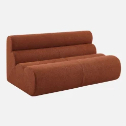 Poltrona bouclé strutturata, 2 posti