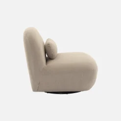 Poltrona girevole 360° bouclé