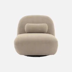 Poltrona girevole 360° bouclé