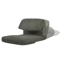 Poltrona letto convertibile velluto a coste grosse coste