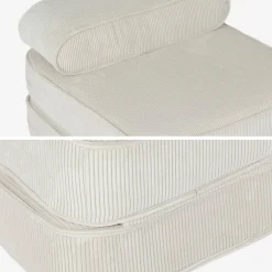 Poltrona per bambini in velluto a coste pieghevole