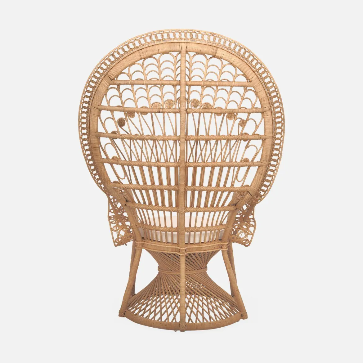 Poltrona vintage in rattan