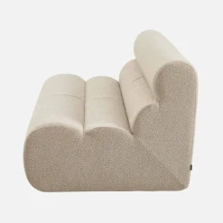 Poltrona bouclé strutturata, 2 posti