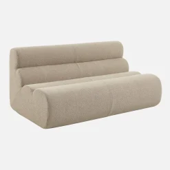 Poltrona bouclé strutturata, 2 posti