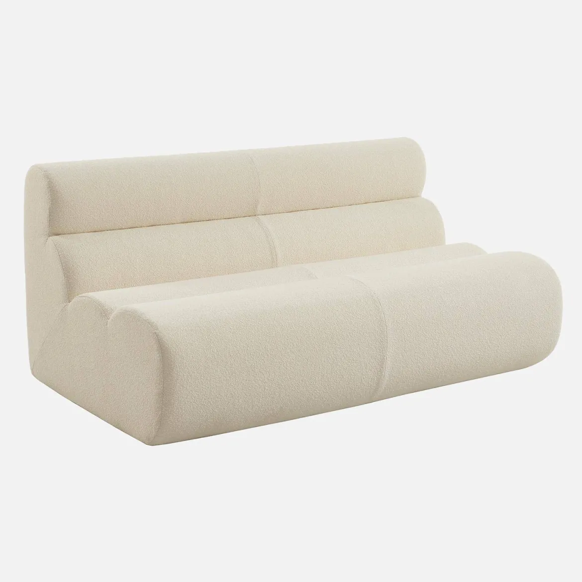Poltrona bouclé strutturata, 2 posti