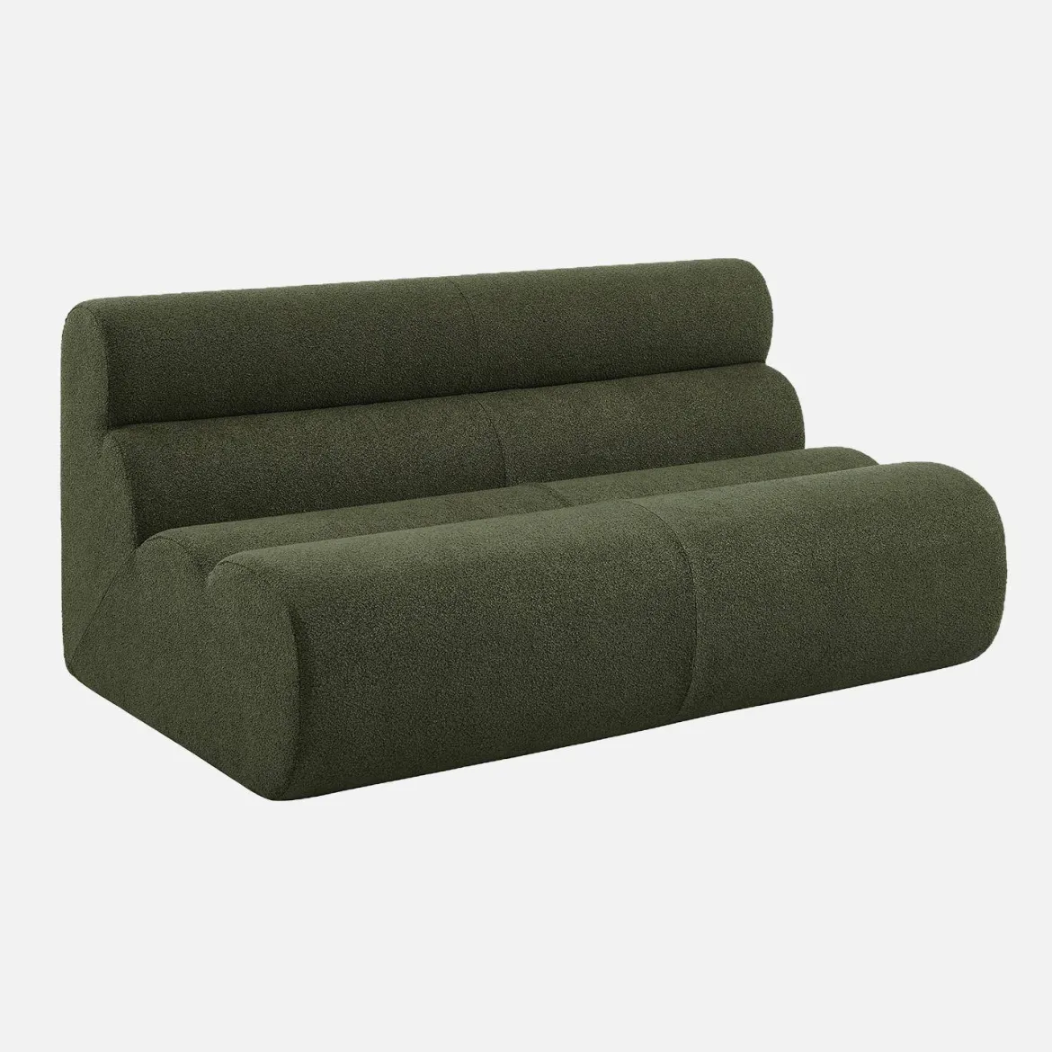 Poltrona bouclé strutturata, 2 posti