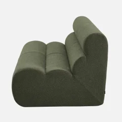 Poltrona bouclé strutturata, 2 posti