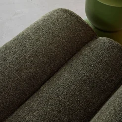 Poltrona bouclé testurizzata