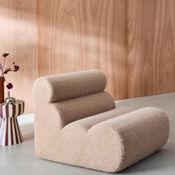 Poltrona effetto alpaca