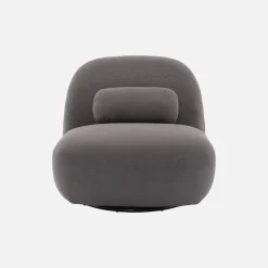 Poltrona girevole 360° bouclé