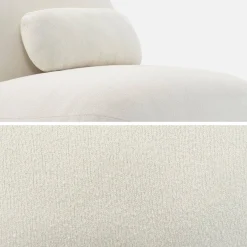 Poltrona girevole 360° bouclé