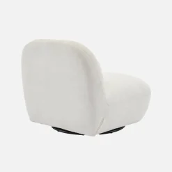 Poltrona girevole 360° bouclé