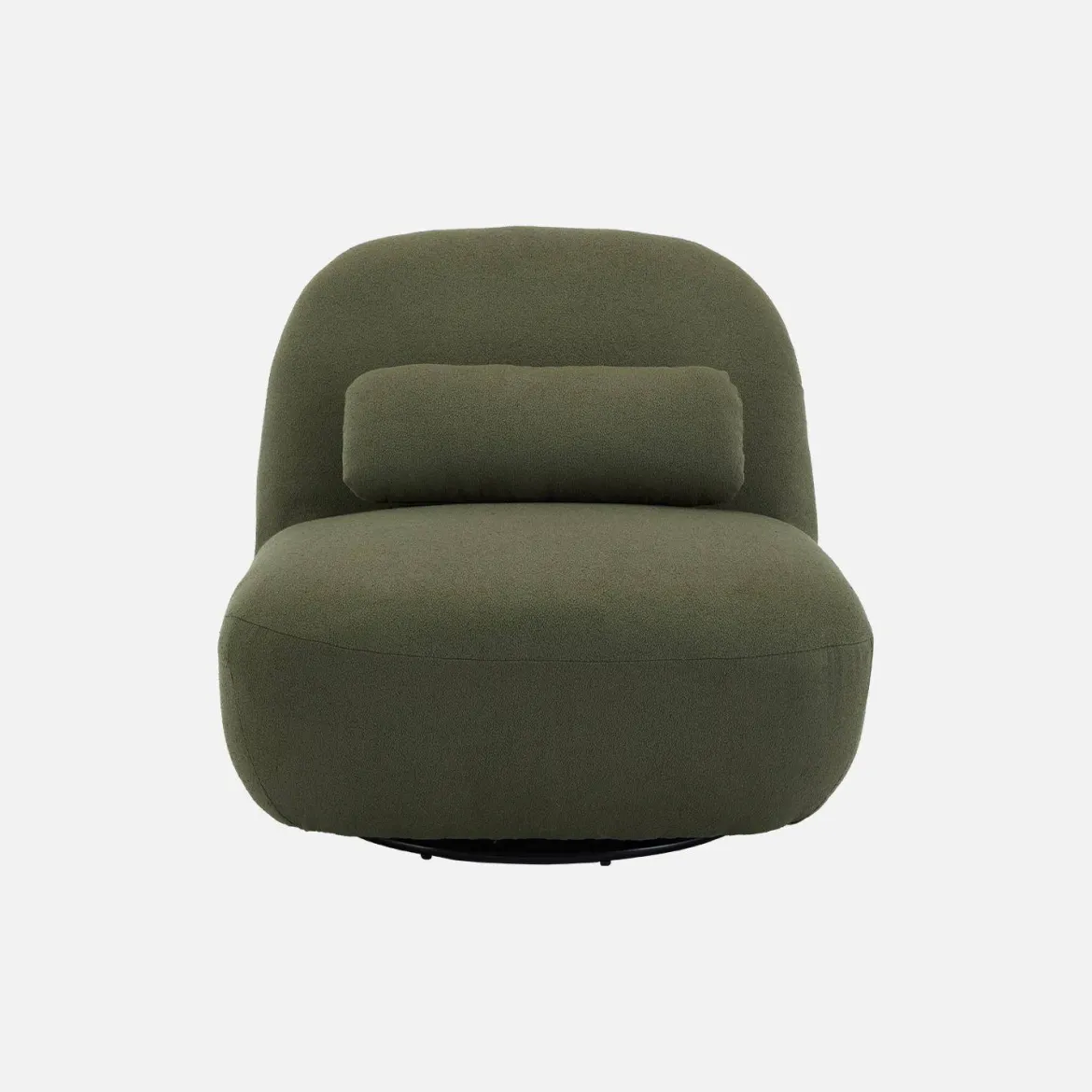 Poltrona girevole 360° bouclé