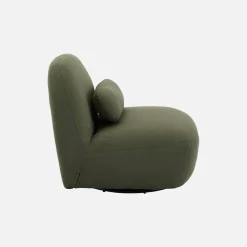 Poltrona girevole 360° bouclé