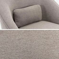 Poltrona girevole 360° con cuscino