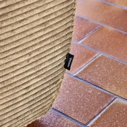 Poltrona in velluto a coste, 3 posti