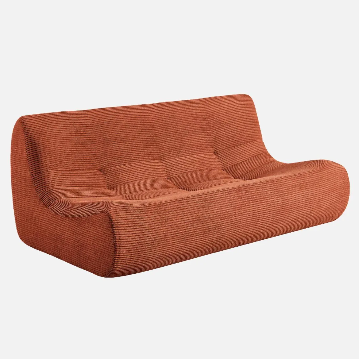 Poltrona in velluto a coste, 3 posti