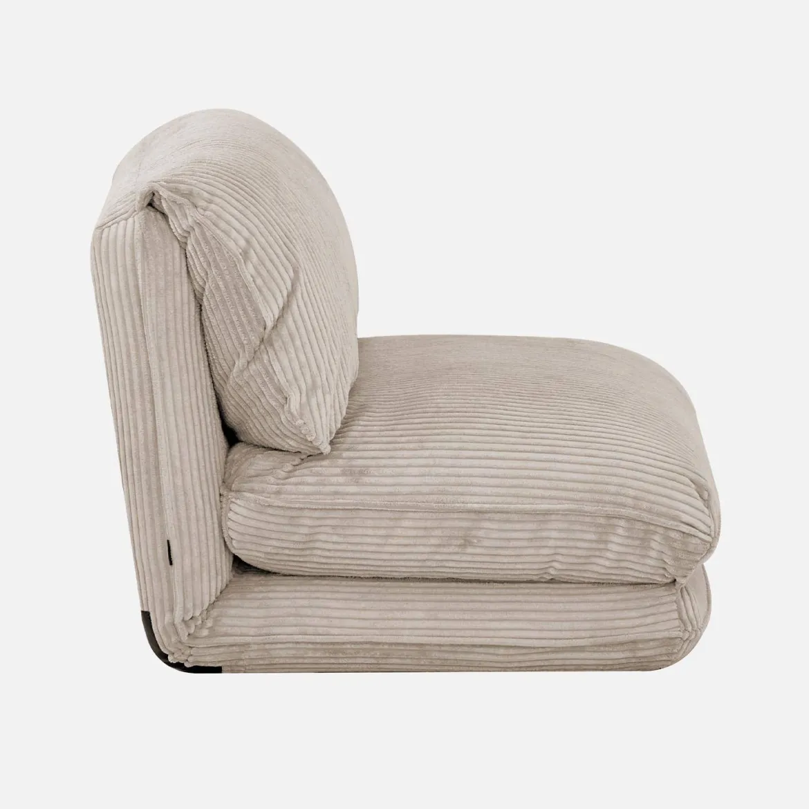 Poltrona letto convertibile velluto a coste grosse coste