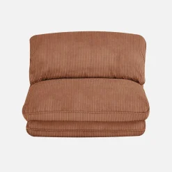 Poltrona letto convertibile velluto a coste grosse coste