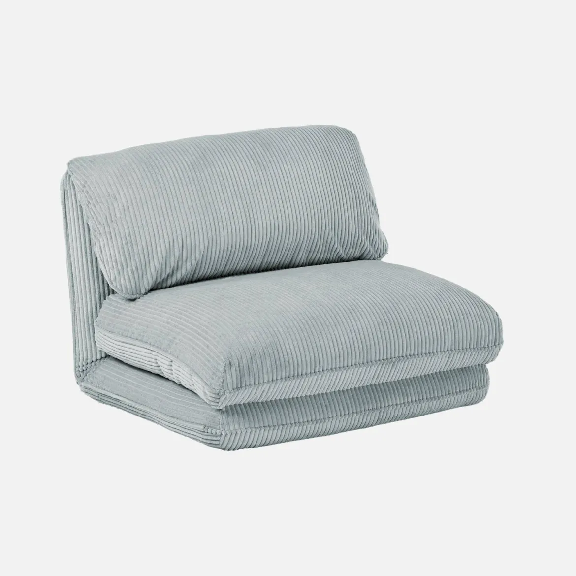 Poltrona letto convertibile velluto a coste grosse coste