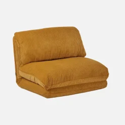 Poltrona letto convertibile velluto a coste grosse coste