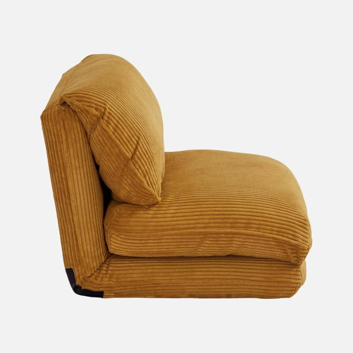 Poltrona letto convertibile velluto a coste grosse coste