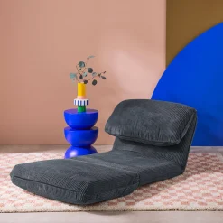 Poltrona letto convertibile velluto a coste grosse coste