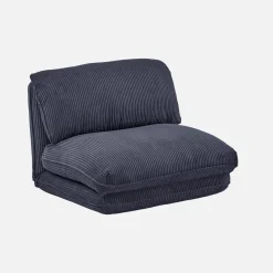 Poltrona letto convertibile velluto a coste grosse coste